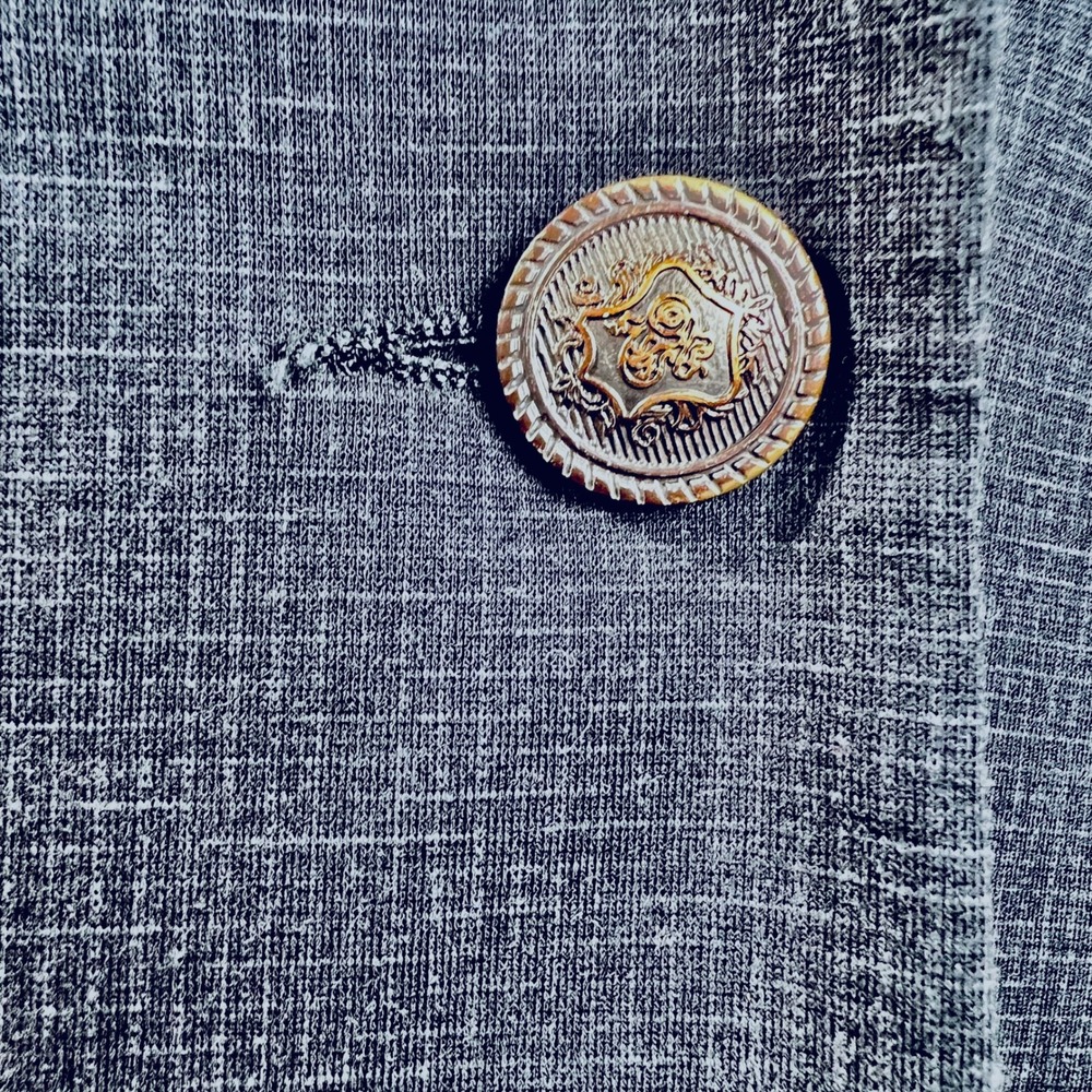 Jules & Leopold Gray Blazer Women's Career Business Jacket Lined Large 8 EUC - Picture 4 of 8